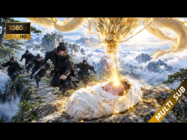 【Full Movie】嬰兒出生便引天地異象，竟是金龍轉世，一朝覺醒逆天神力，諸天強者無人能敵！！#chinesedrama #海陆  #中国电视剧 #kungfu