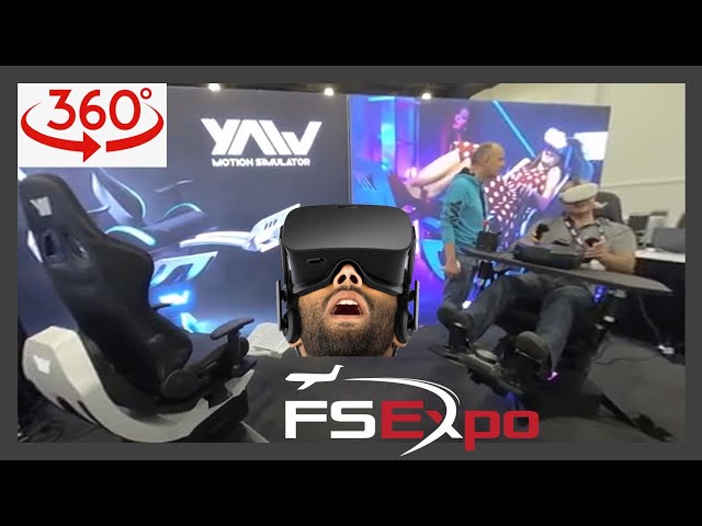 VR 360 Flight Sim Expo 2021 Exhibit Hall Walk Through - San Diego, California USA