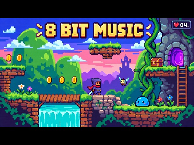 8 Bit Music 🎮 Retro Video Game Vibes & Nostalgic Beats