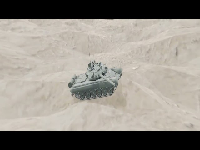 T-90 CRASHES INTO T-14 ARMATA! 💥 | VR180 3D SBS Tank Collision #tankbattle #tank