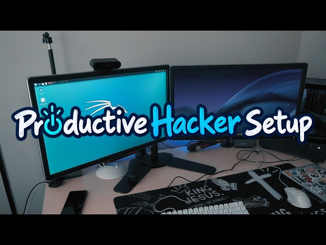 Computer Hacker Desk Setup