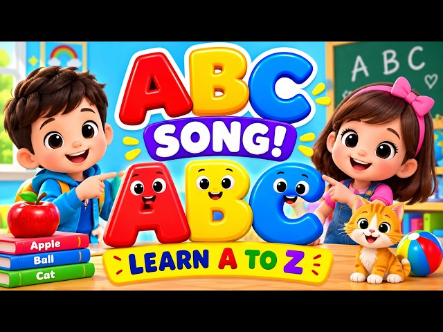 ABC Song for Kids | Learn Alphabet A to Z | ABC Phonics for Toddlers