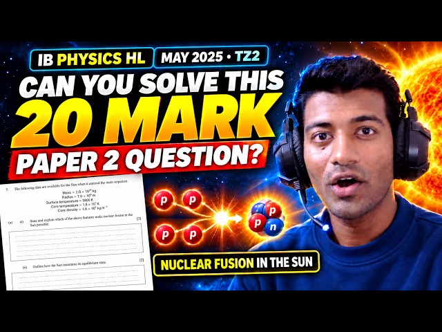 Can You Solve This 20 Mark IB Physics Paper 2 Question?
