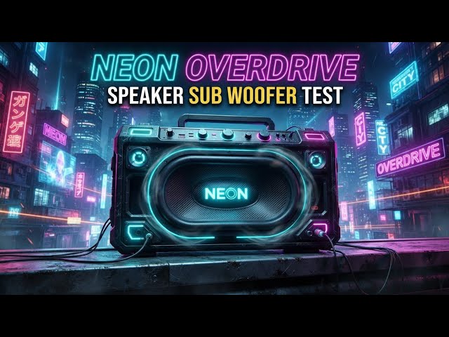 NEON OVERDRIVE | Bass Check Sound Test | Subwoofer Demo Track | JOVAC (Sole X Hunter)
