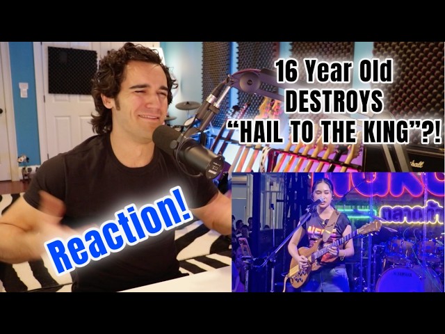 16 Year Old Guitarist DESTROYS Avenged Sevenfold’s “Hail to the King” | Reaction!