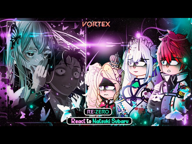 Re:Zero React Natsuki Subaru | Re:Zero − Starting Life in Another World | Gacha React 🇧🇷/🇺🇸