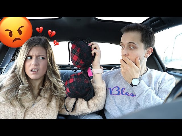 SHE FOUND ANOTHER GIRLS BRA IN MY CAR! *PRANK GONE WRONG*