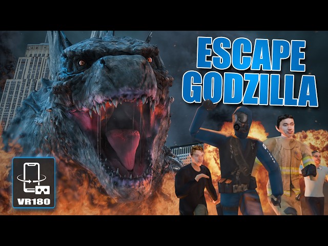 ESCAPE GODZILLA: First Person Ride (3D VR)⁠