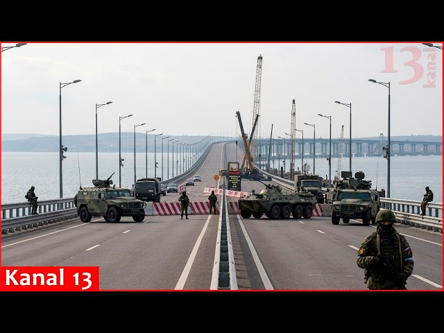 Ukraine forces Russians to blockade Crimea with their own hands; occupiers close Crimean Bridge