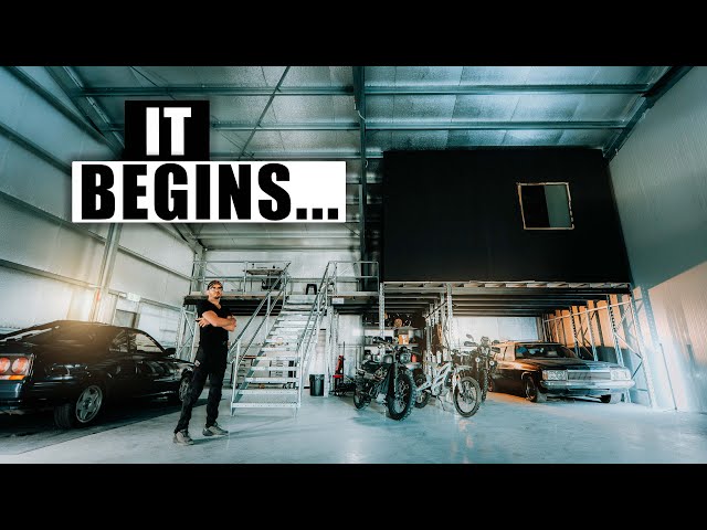 The Joy of Building a Man Cave — Easy Mezzanine Solution | Feelz Garage Phase 1