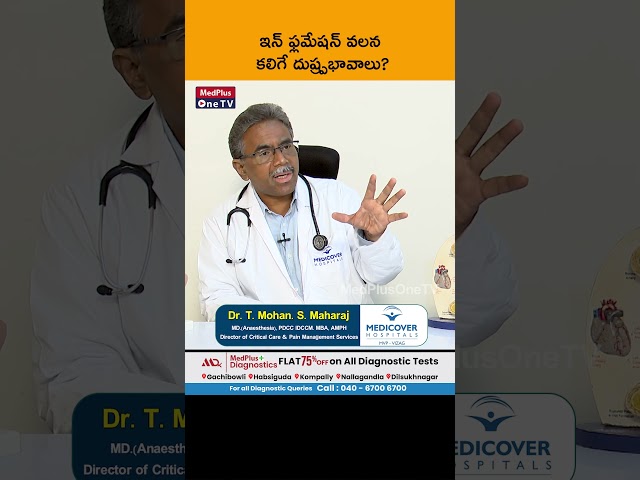 #Shorts What is Inflammation ? | Dr.T.Mohan.S.Maharaj @MedPlusONETV