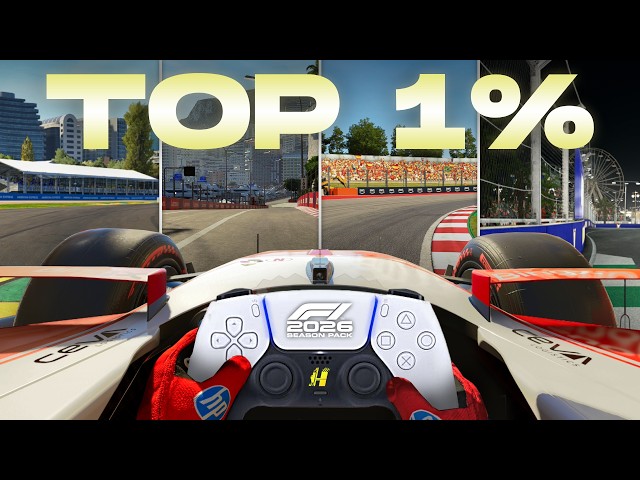 I Speedran EVERY Track to get in the TOP 1% on F1 26