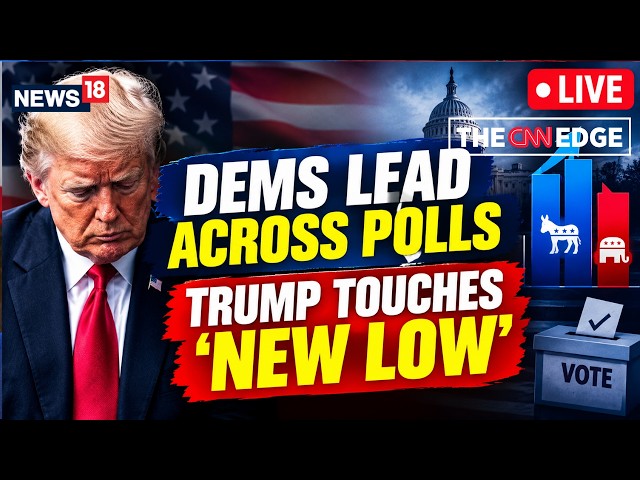 US Midterm Elections 2026 LIVE: Dems Gain Ground Across Polls, Trump Hits ‘New Low’ Amid Voter Anger