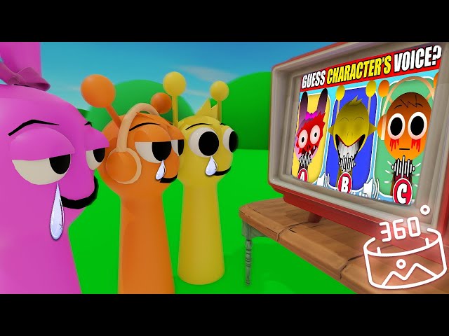 360° Incredibox Sprunki React| Guess NORMAL and HORROR Incredibox Sprunki Characters by their VOICE!