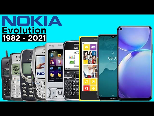 All Nokia Mobile Evolution | Oldest To Newest 1982 - 2021