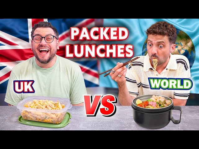 UK vs World Packed Lunches! | Sorted Food