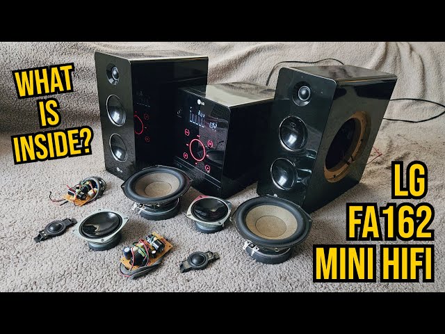 What is Inside? [×] LG FA162 Mini Hifi Speakers