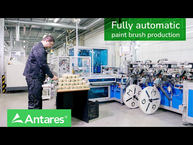 How Paint Brushes Are Made – Fully Automated Production Line | Antares