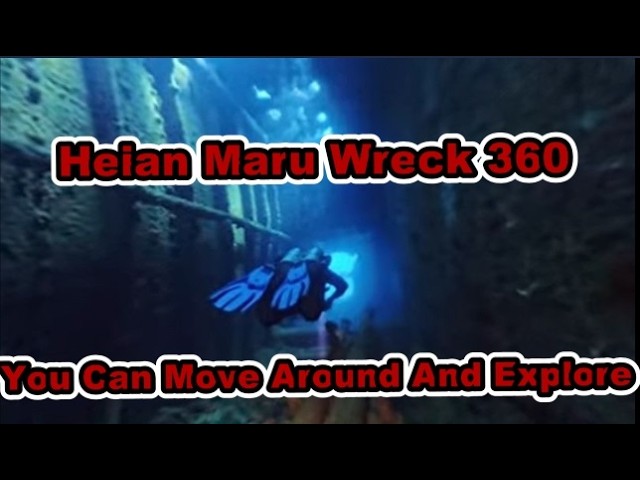 Come Dive With Us Heian Maru Truk Lagoon Wreck 360 {[You Can Move Around]}