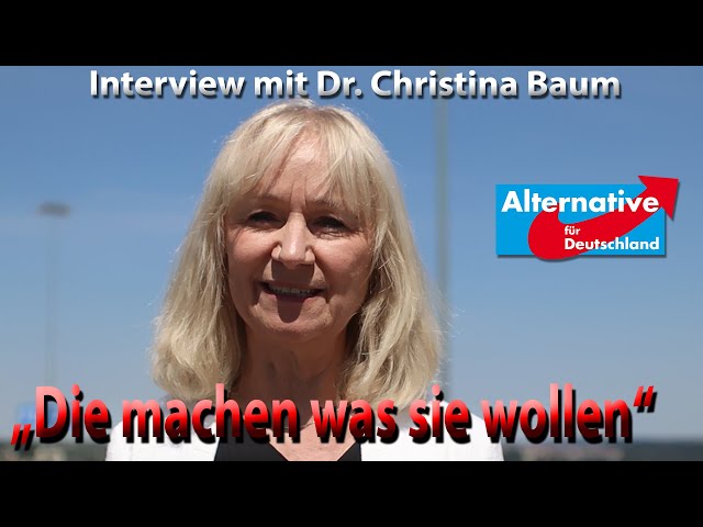 Dr. Christina Baum (AfD) im Interview über Parteienverhalten, Antifa, Medien, Protestbewegungen u.a.