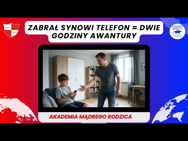 Zabrał synowi telefon. Dwie godziny awantury. Potem oddał.