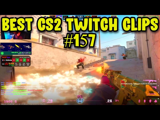 BEST CS2 CLIPS #157 | CS2 BEST TWITCH HIGHLIGHTS
