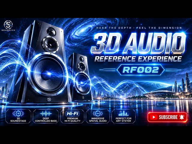 3D Audio Reference Experience RF002 — Hi-Fi Speaker Test | SONORVEX