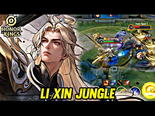 HOK : LI XIN GAMEPLAY | IN JUNGLE - HONOR OF KINGS