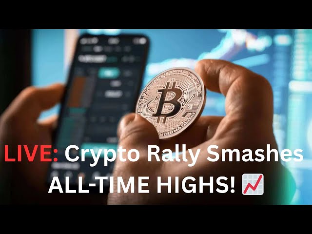 🔴 LIVE 🚀 BITCOIN BTC | ETHEREUM ETH | Crypto Rally Smashes  REAL TIME PRICE TRACKING! 📈