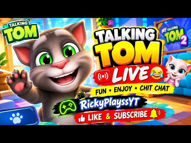 Talking Tom😹 Funny Recation 😂Live🔴 #talkingtom​    #shorts​    #shortsfeed​   #shortslive​