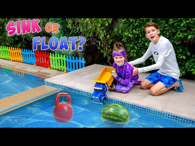 Sink or Float with Stephi and Dasha + Other Fun Science Experiments