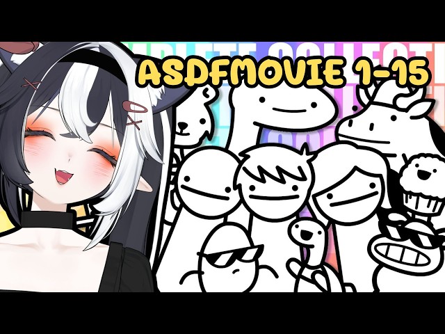 These animations BROKE ME! | VTuber Reacts to asdfmovie 1-15 (Complete Collection)