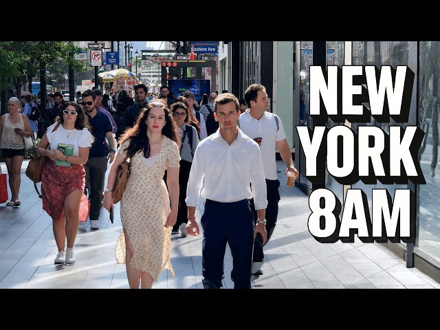 They’re Not Angry. It’s Just Manhattan Before 9AM | NYC 4K Walk