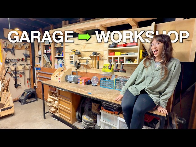 Turning My Garage Into a Work Shop PT3 French Cleat Wall