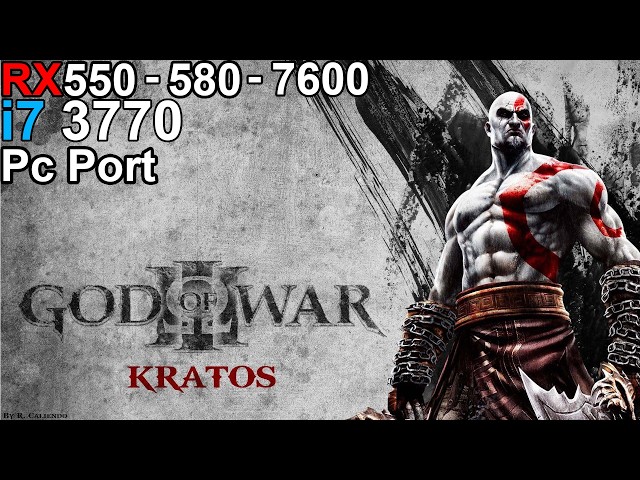 God Of War III Remastered Pc Port   - RX 7600 - RX 550 - RX 580  i7 3770