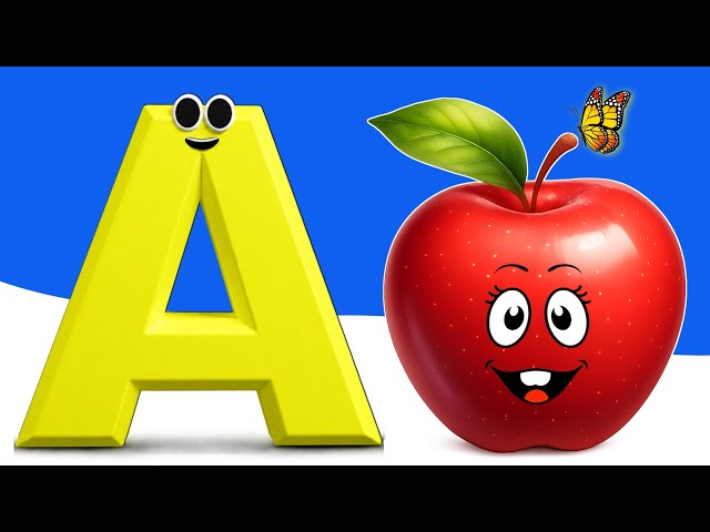 ABC Song for Kids | ABC Phonics Song | Learn English Alphabet & Letter Sounds | A is For Apple