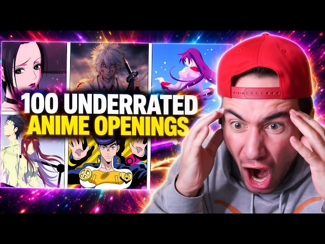 100 UNDERRATED ANIME OPENINGS (REACTION)