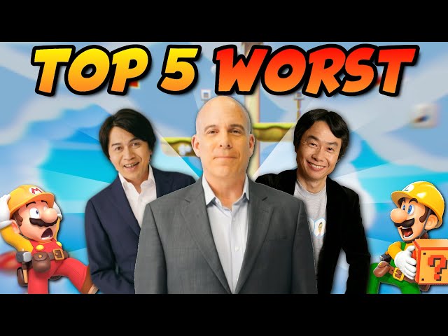 Top 5 Worst Official Levels in Super Mario Maker 2!