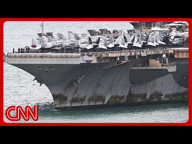In Thailand, USS Abe Lincoln covered in rust after 286 days at sea