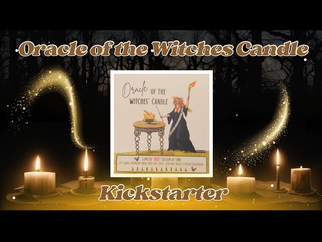 Oracle of the Witches Candle 🕯️✨A Witchy Oracle Deck Kickstarter You Need to See