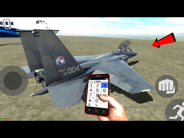 🛩️Fighter Jet Cheat Code Add in Indian Bike Driving 3D 