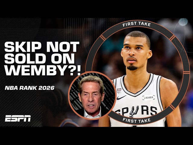 ‘I’M NOT SURE ABOUT HIS CLUTCH GENE!’ 😳 Skip Bayless questions Wemby | First Take