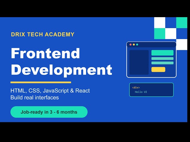 Frontend Development Roadmap 2026: HTML, CSS, JS to React