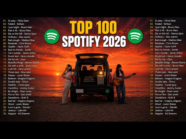 Top Hits Spotify 2026🤍 Trending TikTok Songs 2026🟢🎶 Latest English Songs ~ Relax & Enjoy Playlist