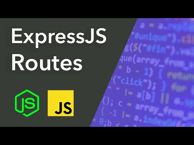 ExpressJS Routes Tutorial - Separating Routes into Different Files