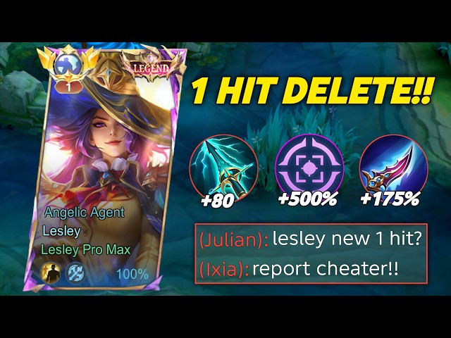 GLOBAL LESLEY BEST HIGH DAMAGE HÂCK BUILD THIS 2026!😱🔥 (new build) | LESLEY BEST SKIN 2026
