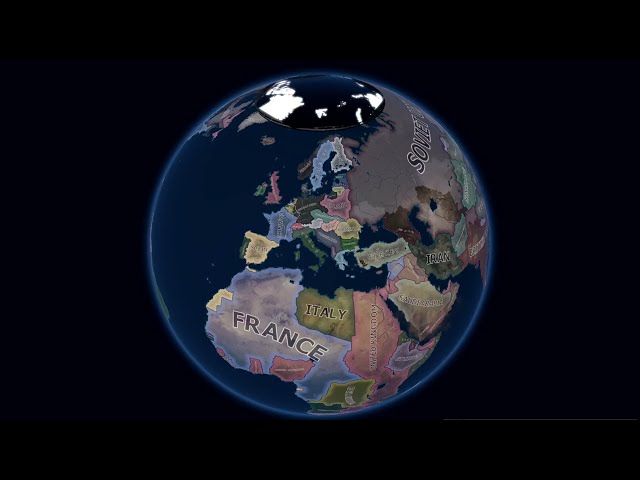 An Australian User managed to make HOI4 into a globe
