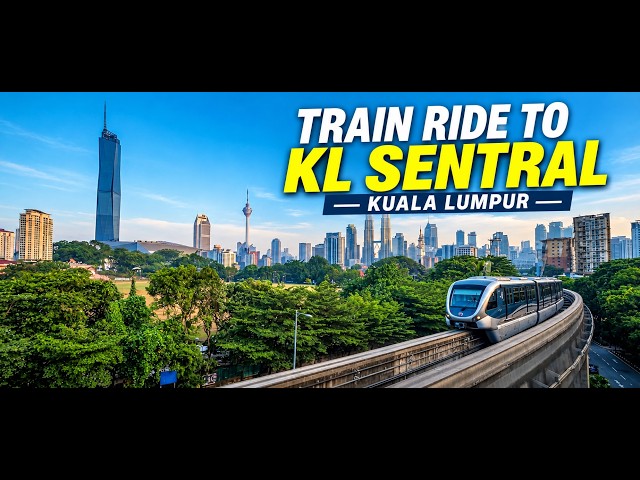 Inside KUALA LUMPUR MRT | Train Ride to KL SENTRAL, MALAYSIA 🇲🇾