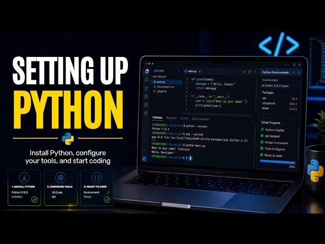 SETTING UP PYTHON | Complete Beginner's Guide
