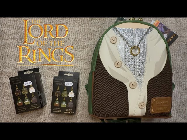 ASMR My New Lord of the Rings Loungefly Bag & Mystery Boxes! Amazing Bag & Zip Sounds